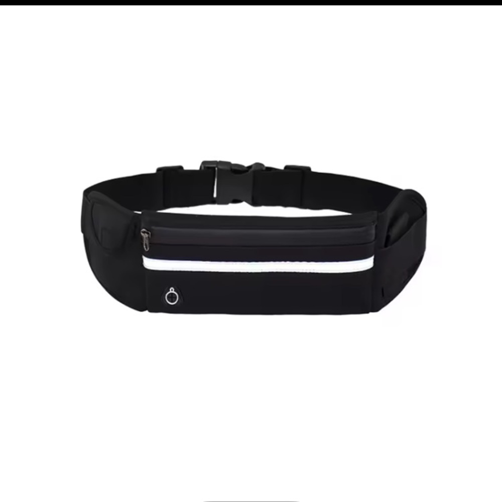 🆓Black Running Belt with Water Bottle Holder